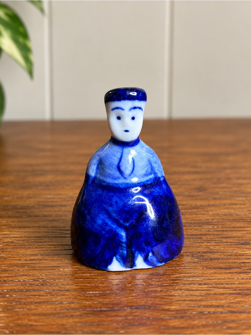 Vintage Delft Style Dutch 2” Boy Figurine Trinket